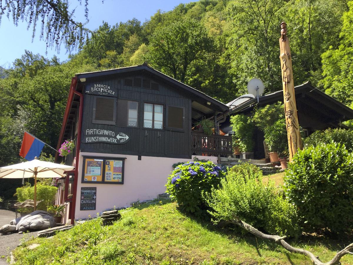 Albergue Baracca Backpacker Aurigeno Exterior foto